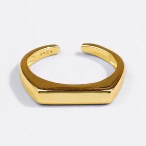 14K Gold Filled Geometric Ring